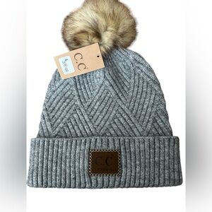 Soft knit Pom Pom toque/Beanie- brand new with tag